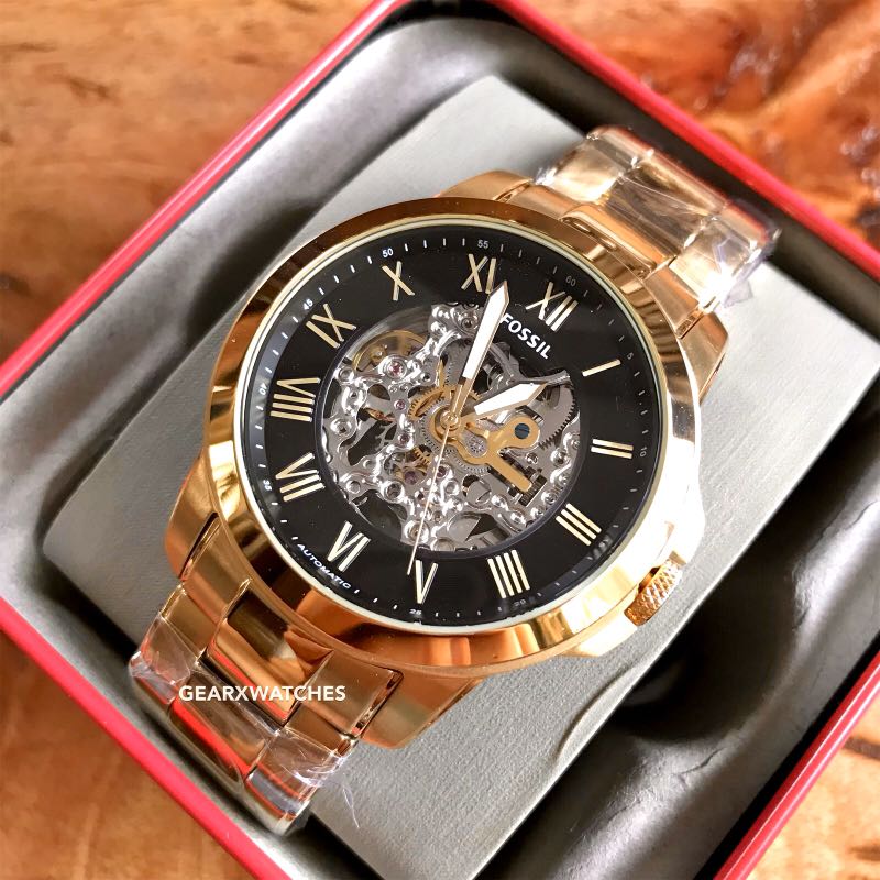Fossil skeleton on sale watch price