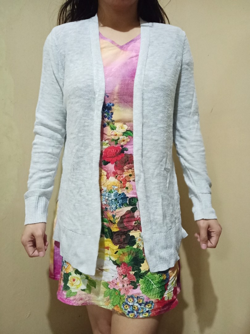 teal sweater cardigan