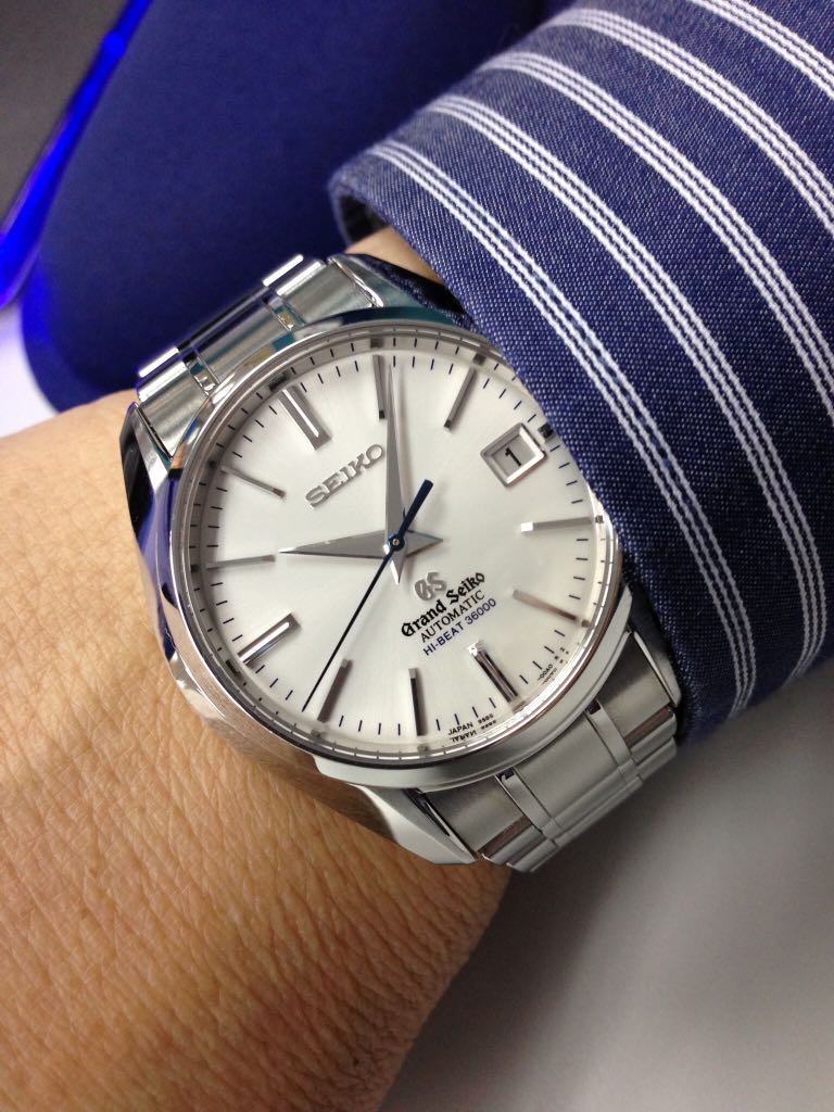 Grand Seiko SBGH001 36,000 vph hibeat automatic, Luxury, Watches on  Carousell