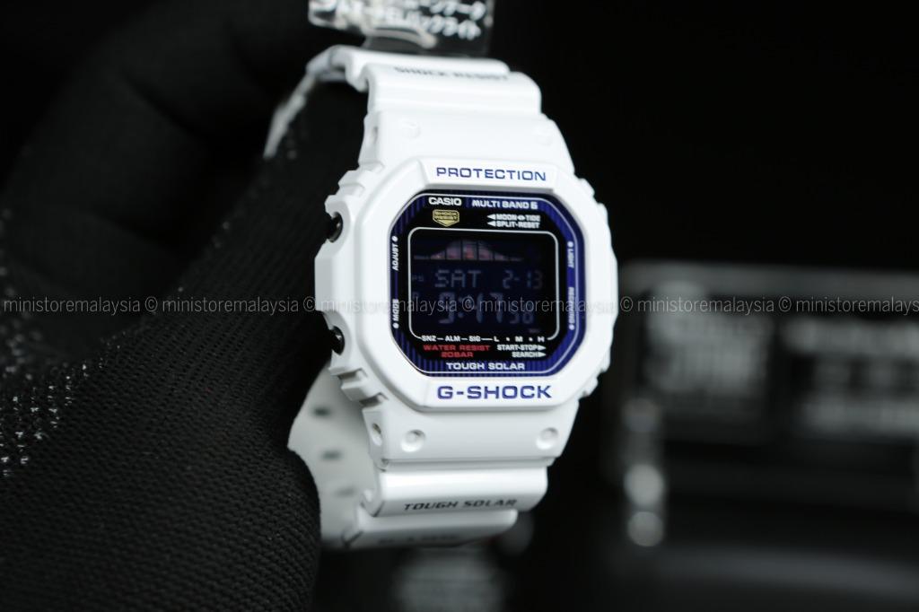 G Shock GWX 5600C 7JF Lipan Bara Albino White Men s Fashion