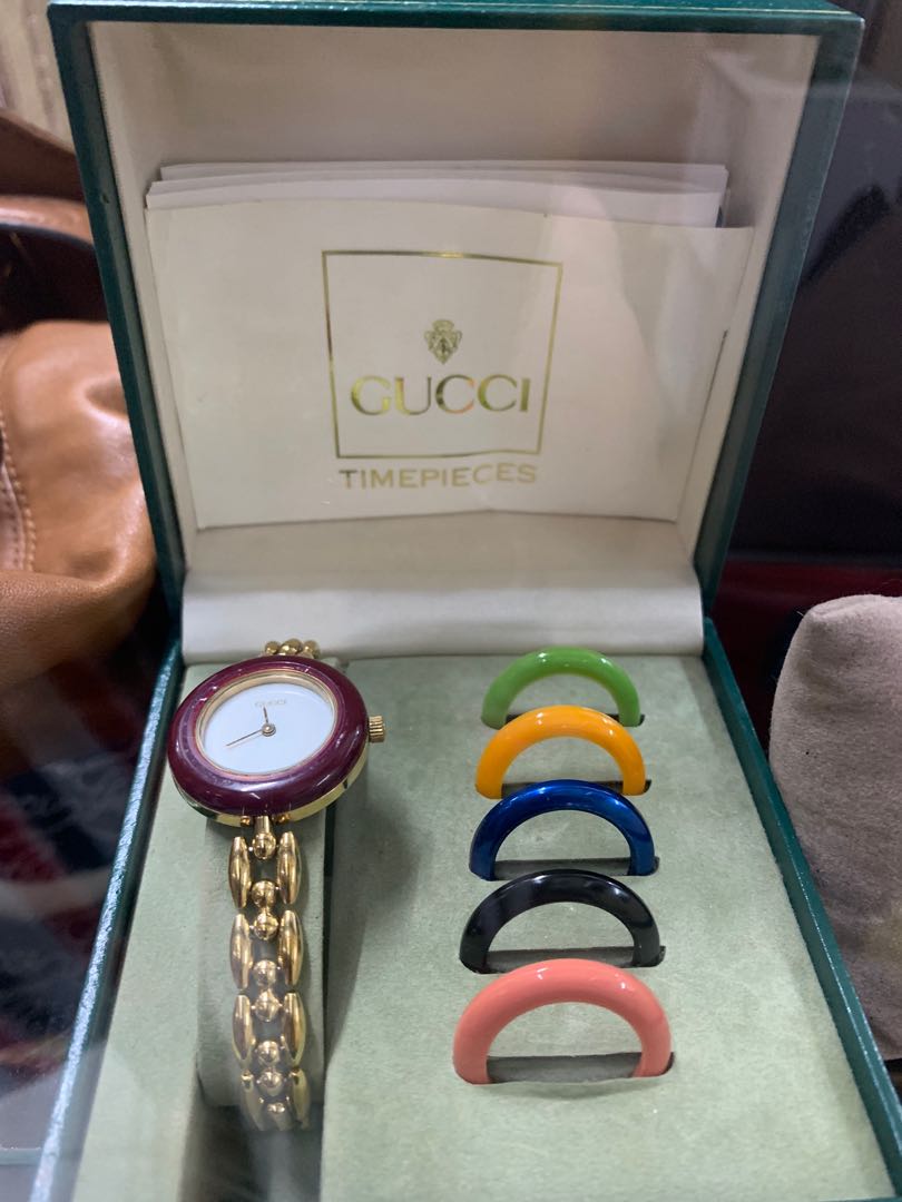 gucci watch changeable face