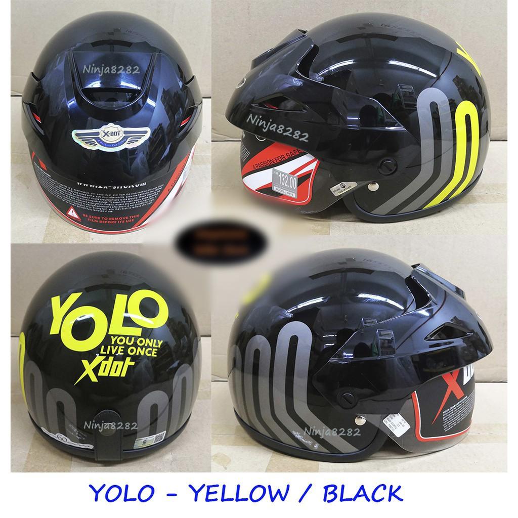 X dot sale half helmet