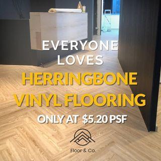 Herringbone Vinyl Flooring