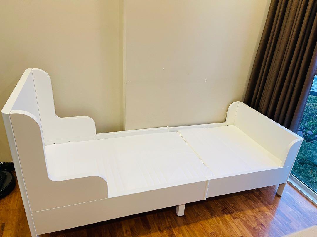 IKEA Extendable Bed and Mattress, Furniture & Home Living, Furniture