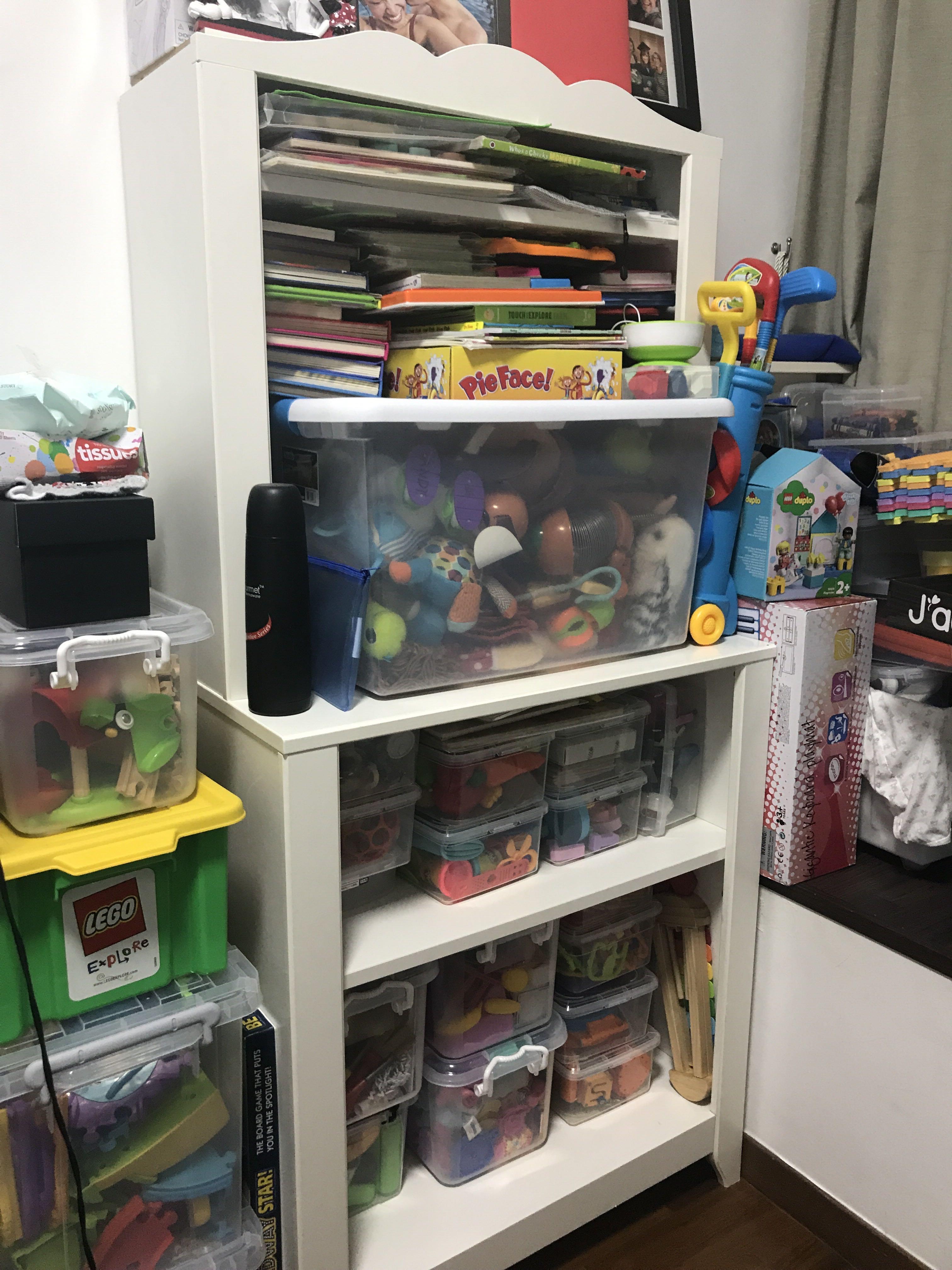 IKEA Hensvik Changing Table Shelf Bookshelf, Furniture & Home