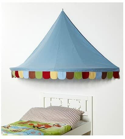 ikea mysig bed canopy light blue babies kids baby nursery kids furniture bed guards on carousell