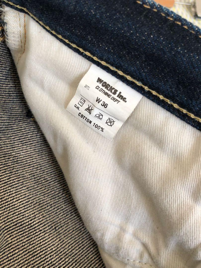 Iron heart 666 25oz XHS size 36 selvedge japan work inc kepala kain