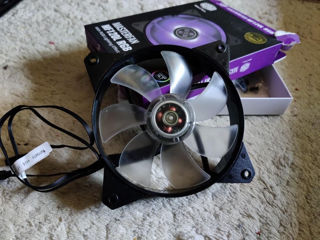 Kipas Fan Cooler Master Mf1l Rgb Controller Used Like New Electronics Computer Parts Accessories On Carousell