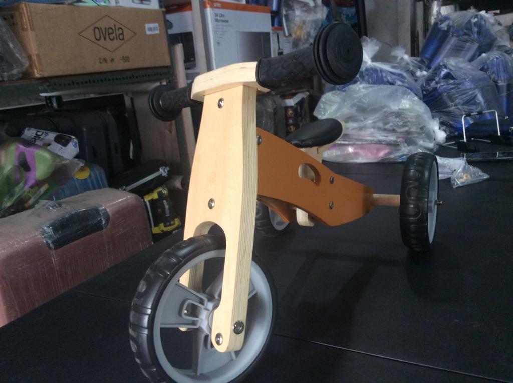 Kogan Wooden Trike Balance Bike