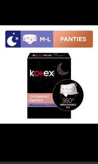 Kotex Overnight Panties M-L