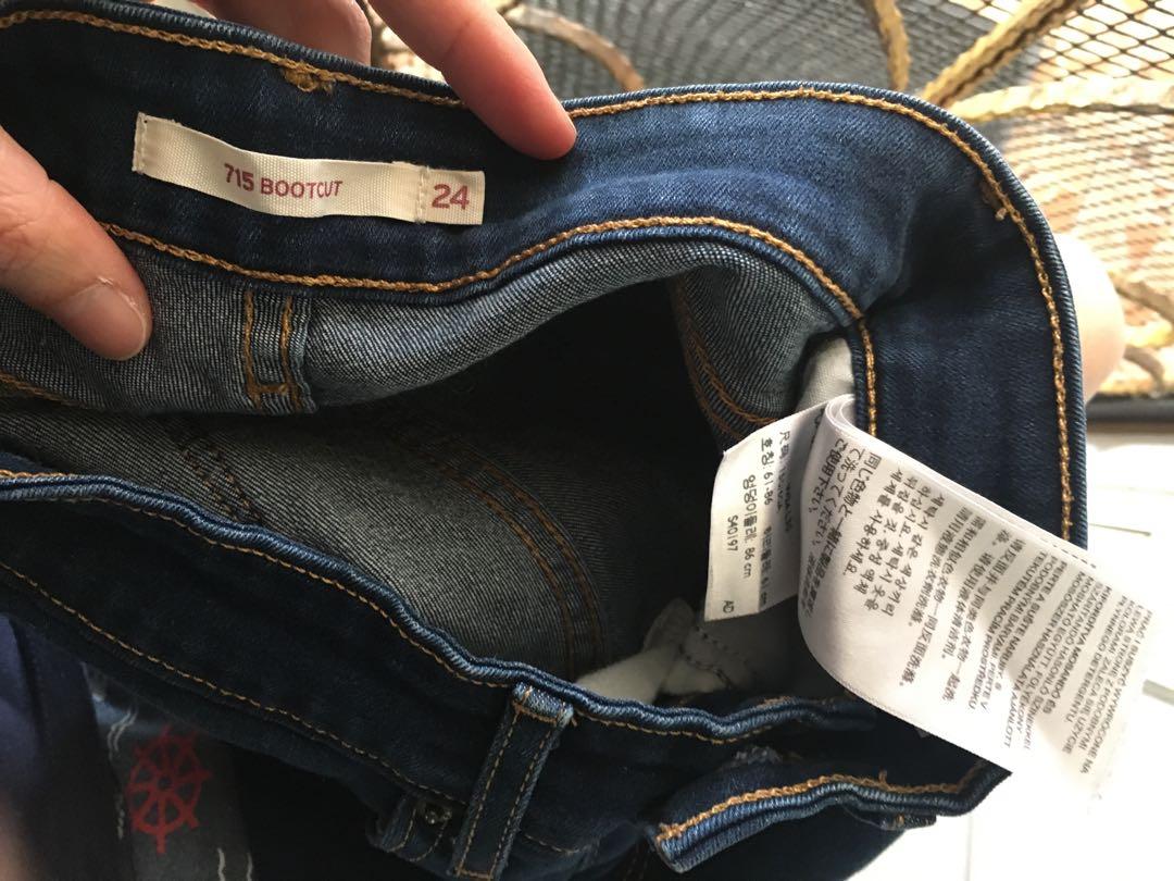 Levi s 715 Bootcut Women jeans true blue