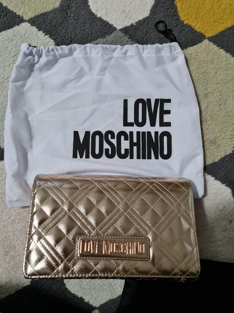 Love Moschino Women's White Shiny Quilted Shopper Handbag - Walmart.com