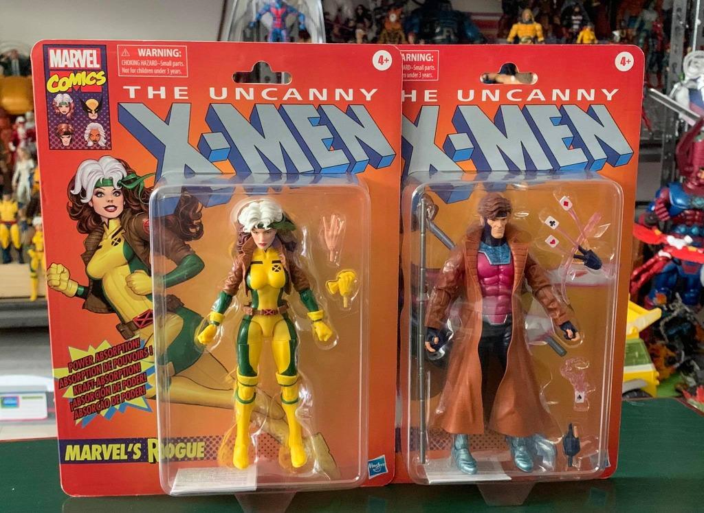 Marvel Legends Retro Rogue and Gambit set, Hobbies & Toys, Toys & Games ...