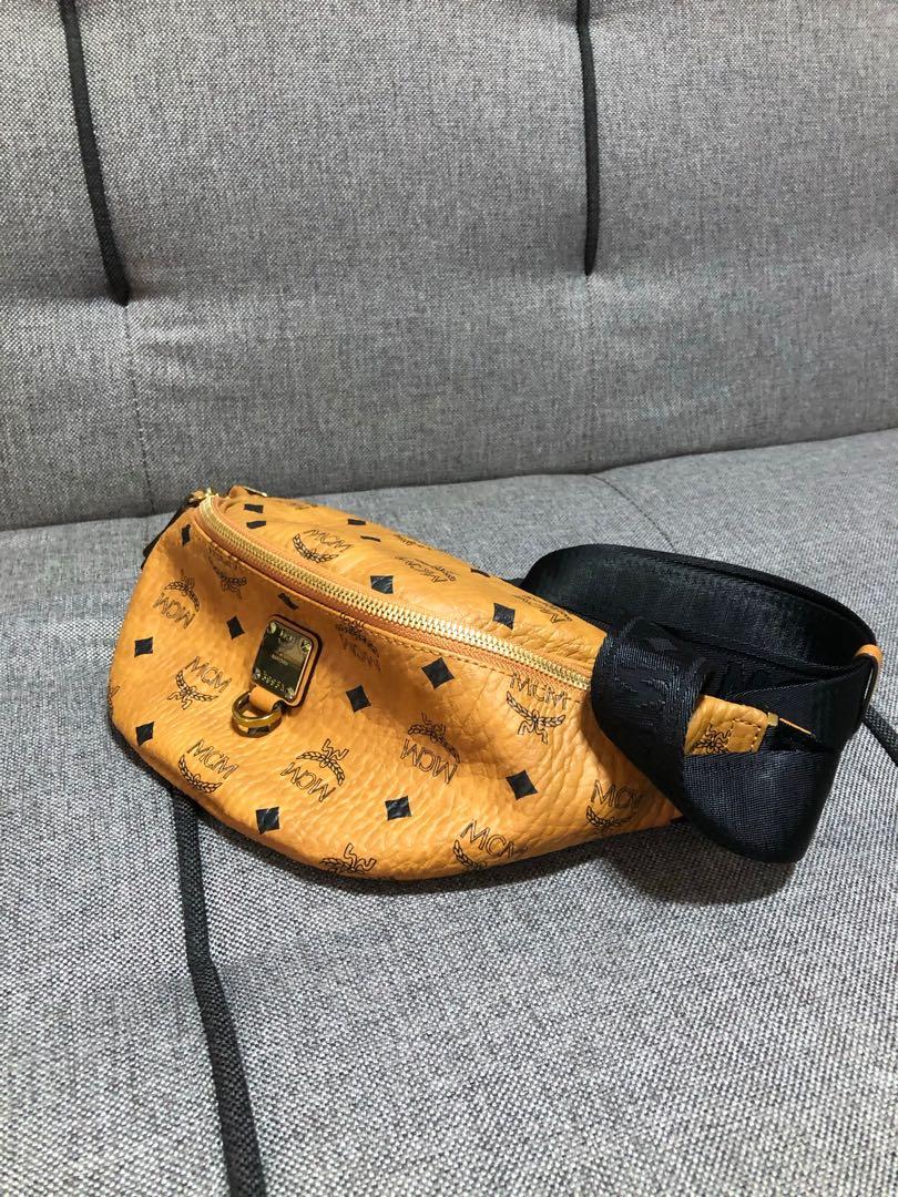 Mcm small outlet fanny pack