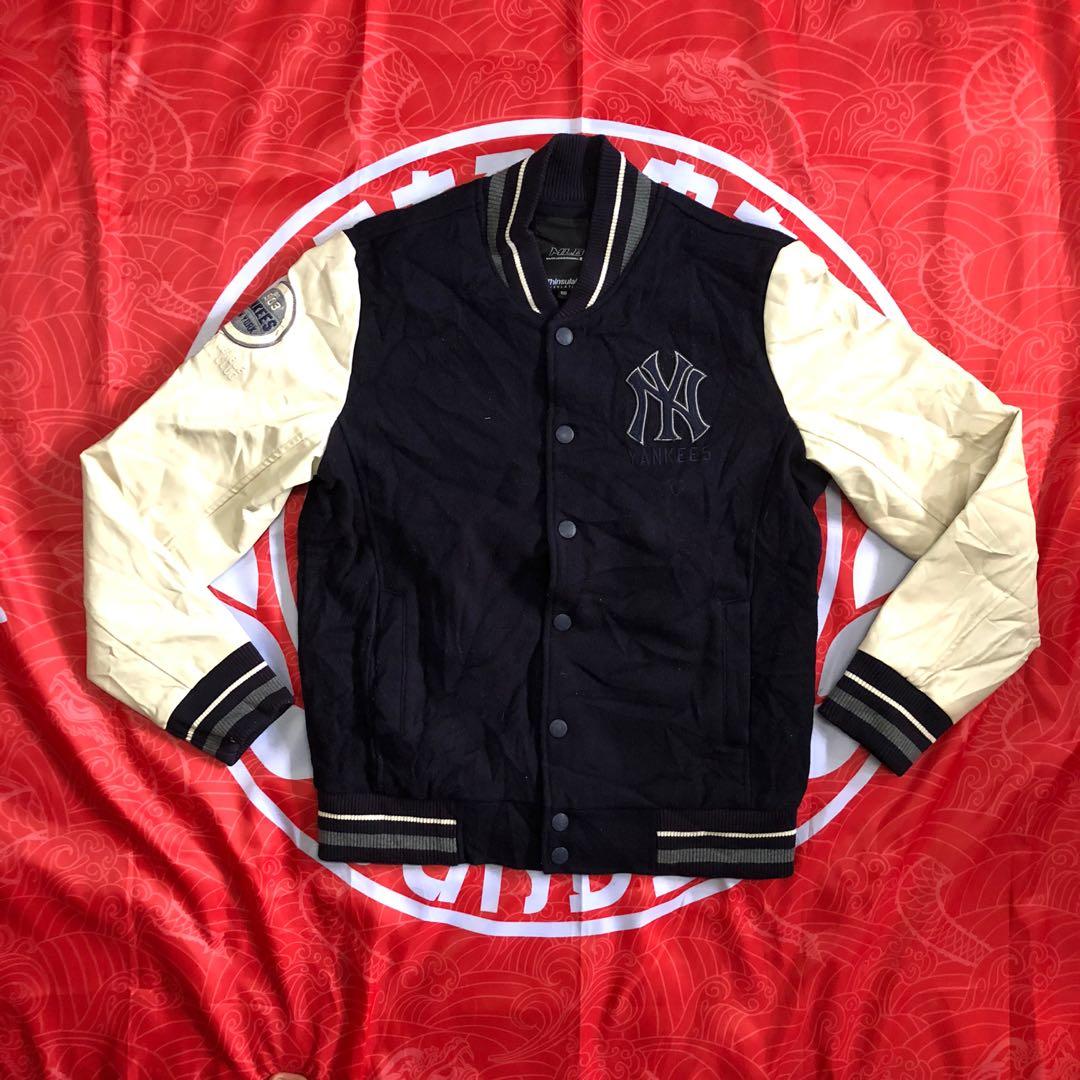 Ny yankees leather jacket discount