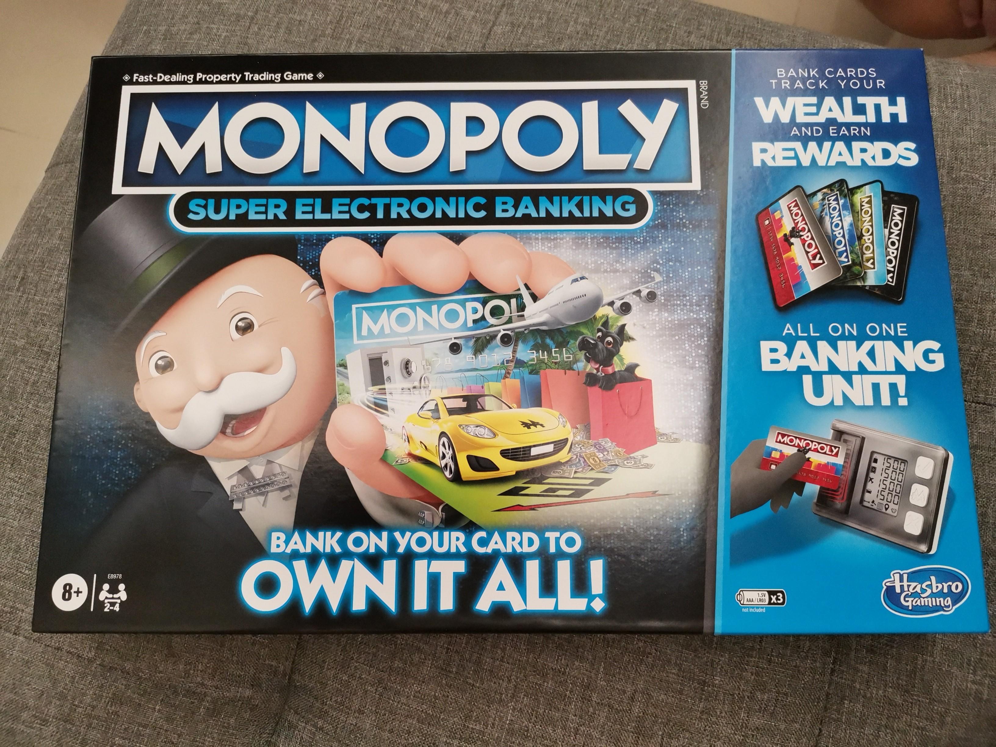 Monopoly Electronic Banking Board Game Unboxing - Shopee Purchase