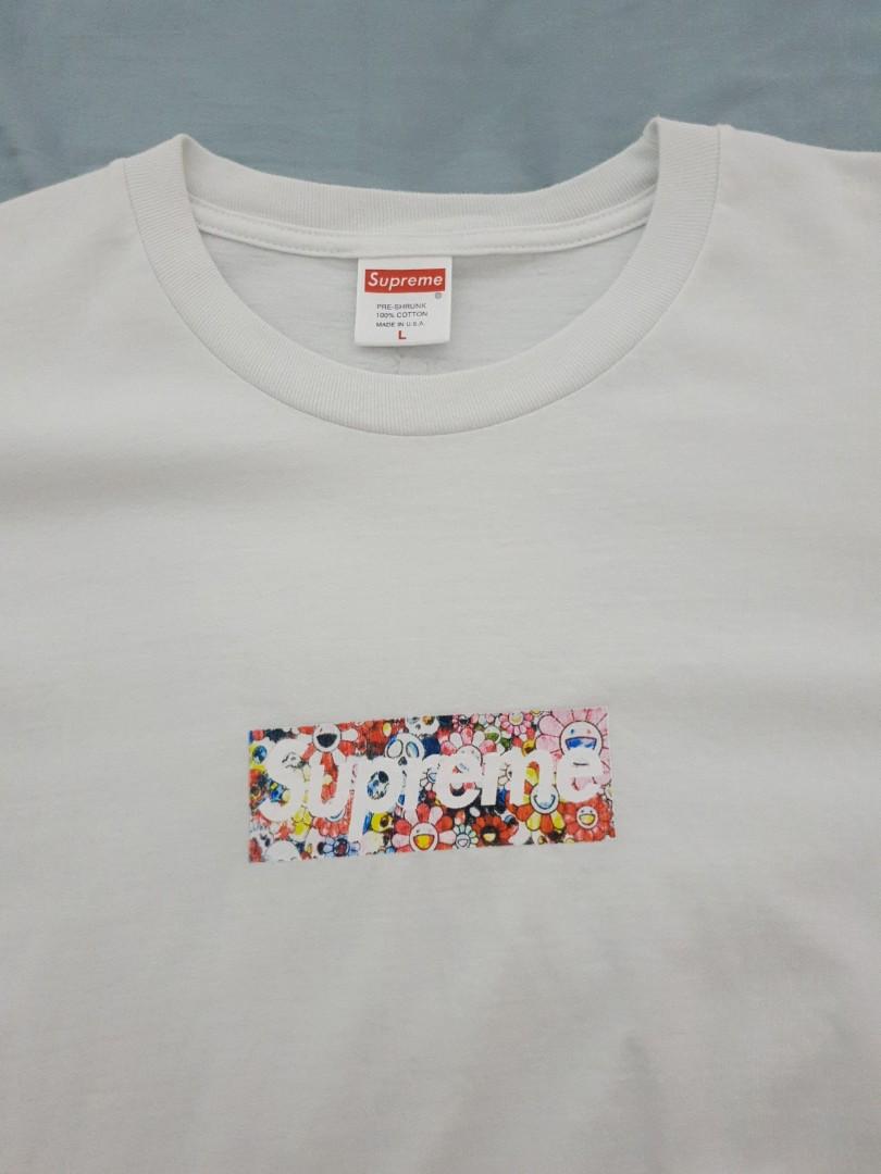 Supreme Takashi Murakami covid-19 relief T-short, Men's Fashion, Tops &  Sets, Tshirts & Polo Shirts on Carousell