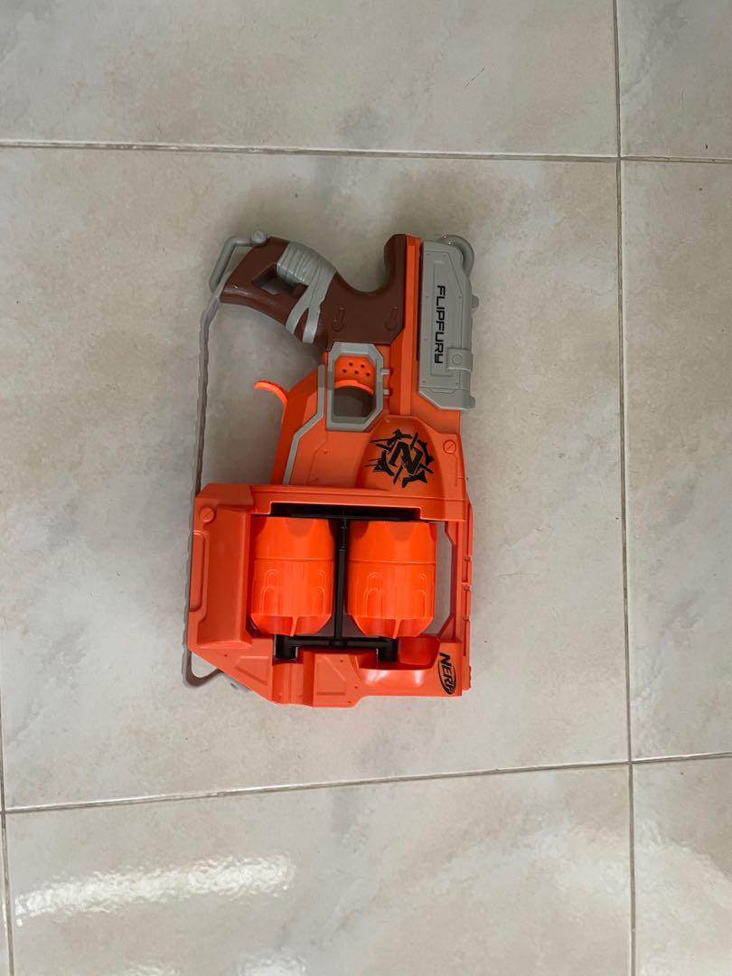 Nerf Flipfury (Category: Action & Battle Toys) located in Singapore. Submitted by sm.loyang (Listing ID 1069360679, Image 2). Description: In good condition. No bullets included..