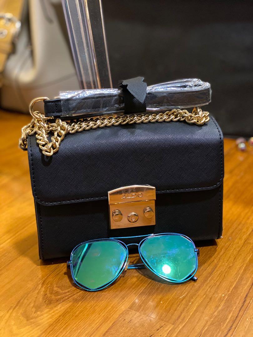 New brand black Aldo chain sling bag Women s Fashion Bags Wallets Cross body Bags on Carousell