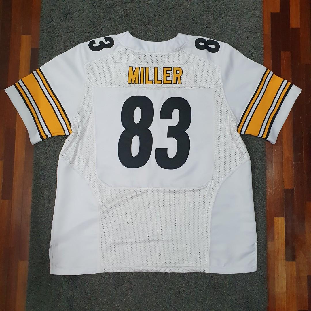 NFL Pittsburgh Steelers 83 Heath Miller Men s Fashion Tops