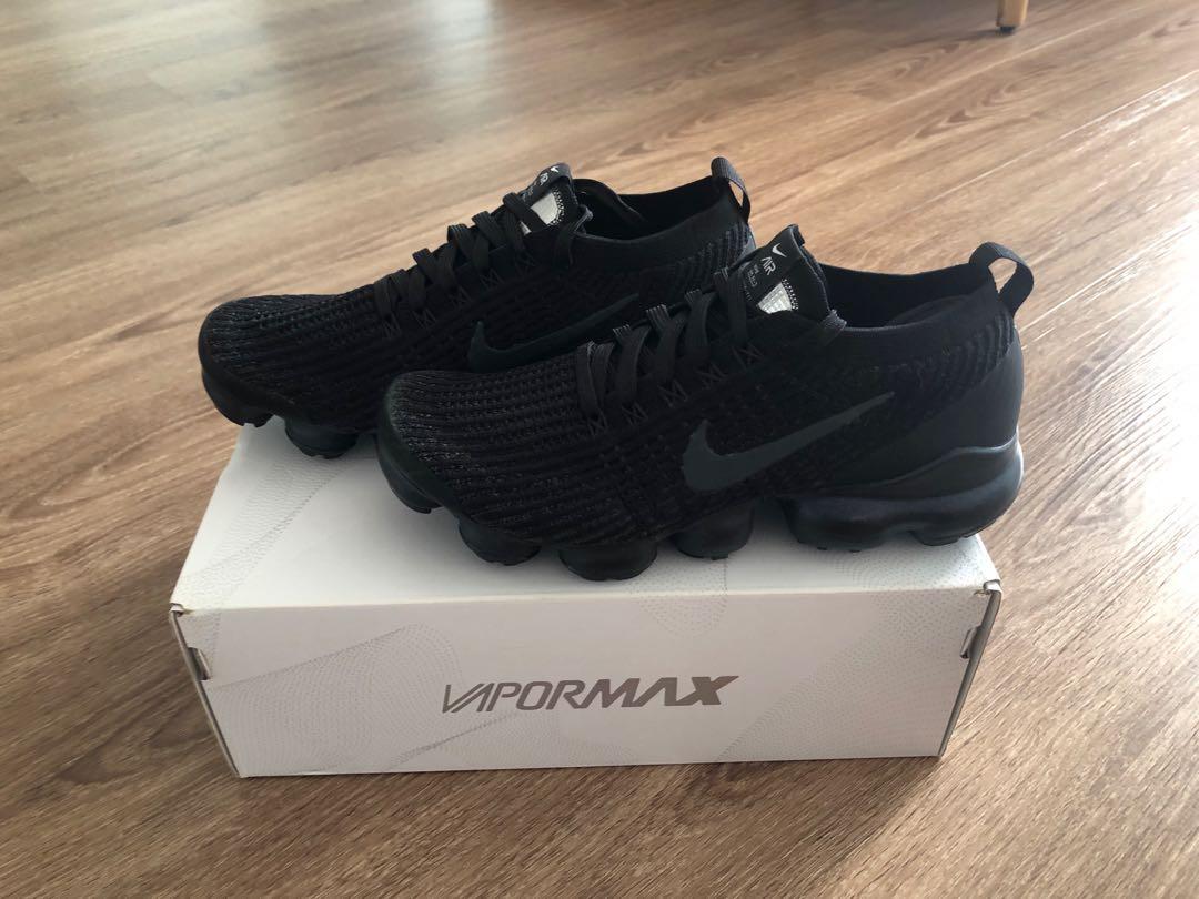 Nike air vapormax flyknit 3.0 triple black on sale