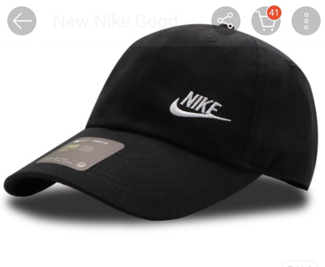 Nike caps (Category: Caps & Hats) located in Singapore. Submitted by vpvadivelan (Listing ID 1069388229, Image 3). Description: Material:Cotton Blending; Specifications: Fashionable unique design Cap Casual style Gender: Women and Men Style: Fashion, Casual Seasons: Autumn, Summer Features: Wool Cap, Warm, Soft, Comfortable Size: One Size Fits Most Circumference: 54cm - 62cm/21.2" - 24.4" (Approx.) Notes: Due to the light and screen setting diffe