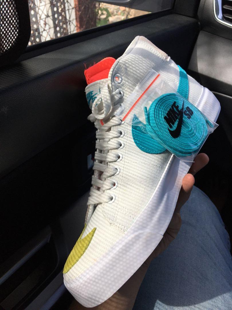 Nike sb zoom blazer on sale mid edge oracle aqua