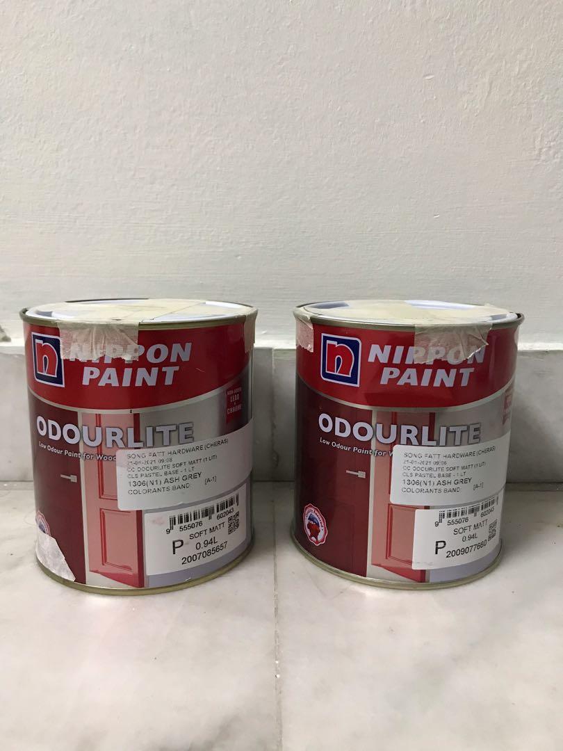 Nippon Paint Odourlite Cat Minyak Home Furniture Home Decor On Carousell