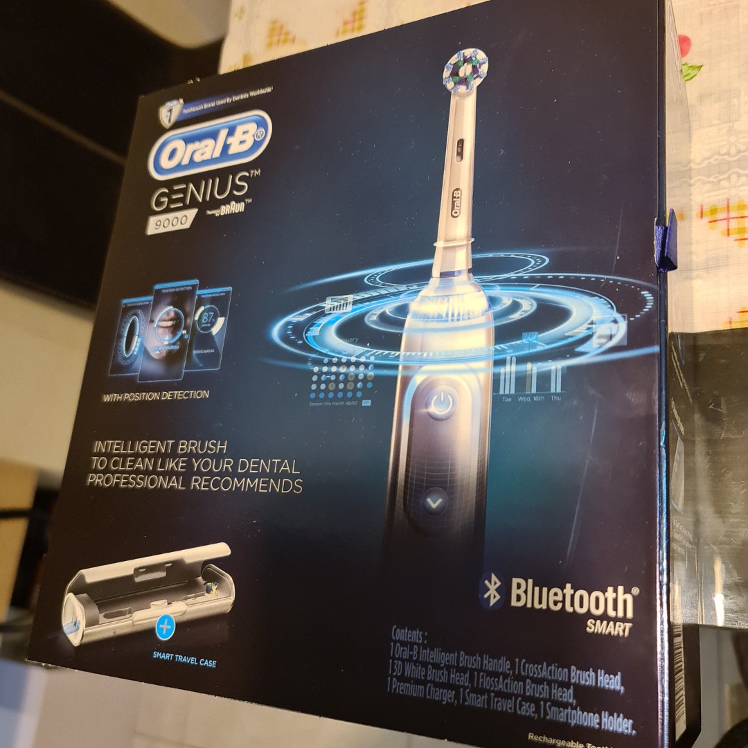 oral b genius 9000 charge time