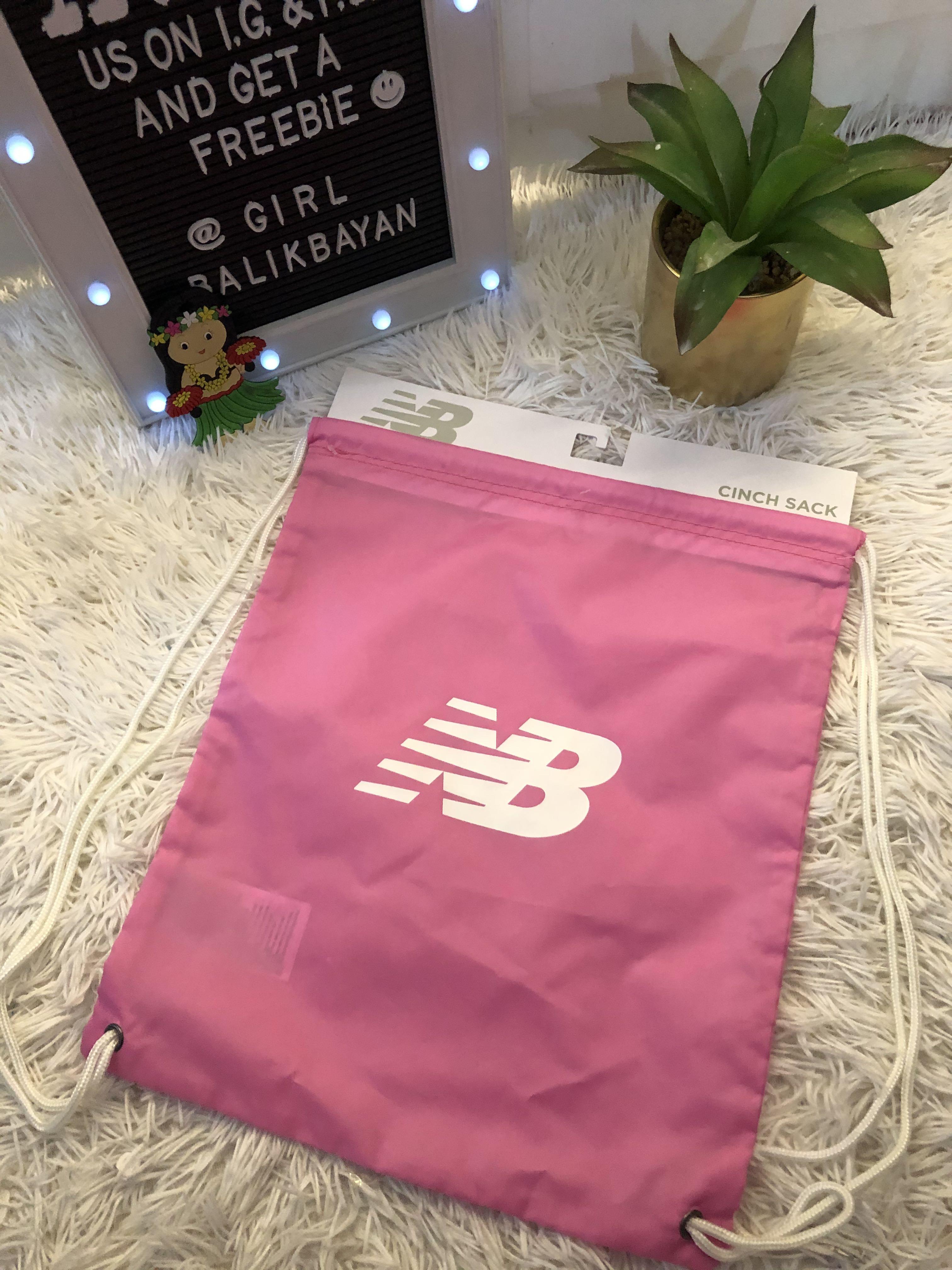 Original New Balance Cinch Sack Backpack Women s Fashion Bags Wallets Backpacks on Carousell