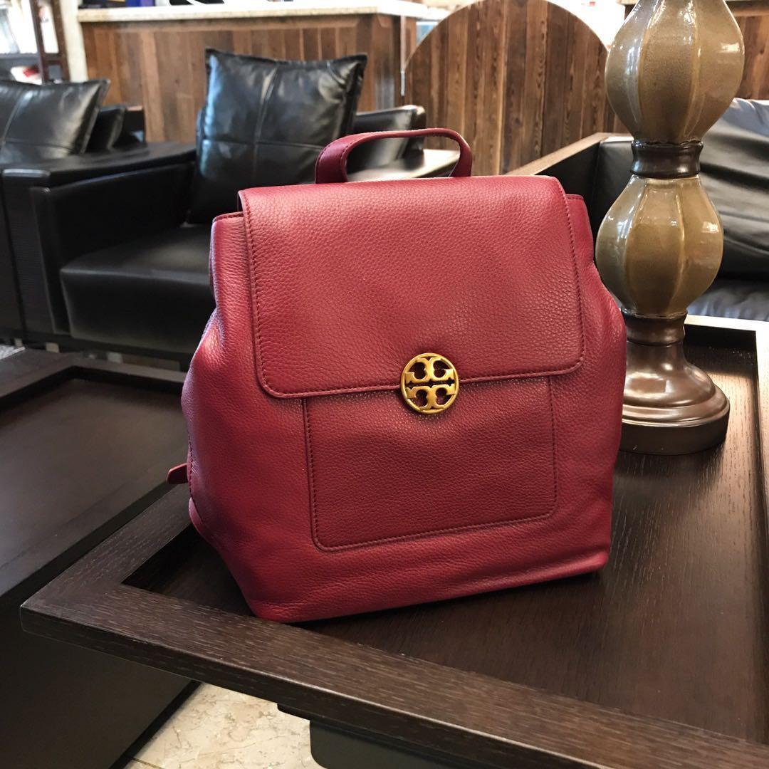 Original Tory Burch Chelsea Leather Backpack, Luxury, Bags & Wallets on  Carousell