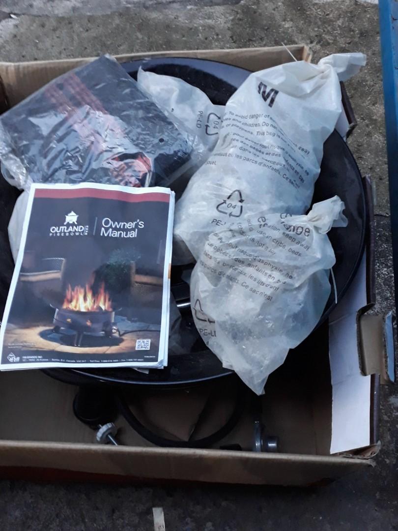 Outland Firebowl 883 Mega Outdoor Propane Gas Fire Pit with UV and