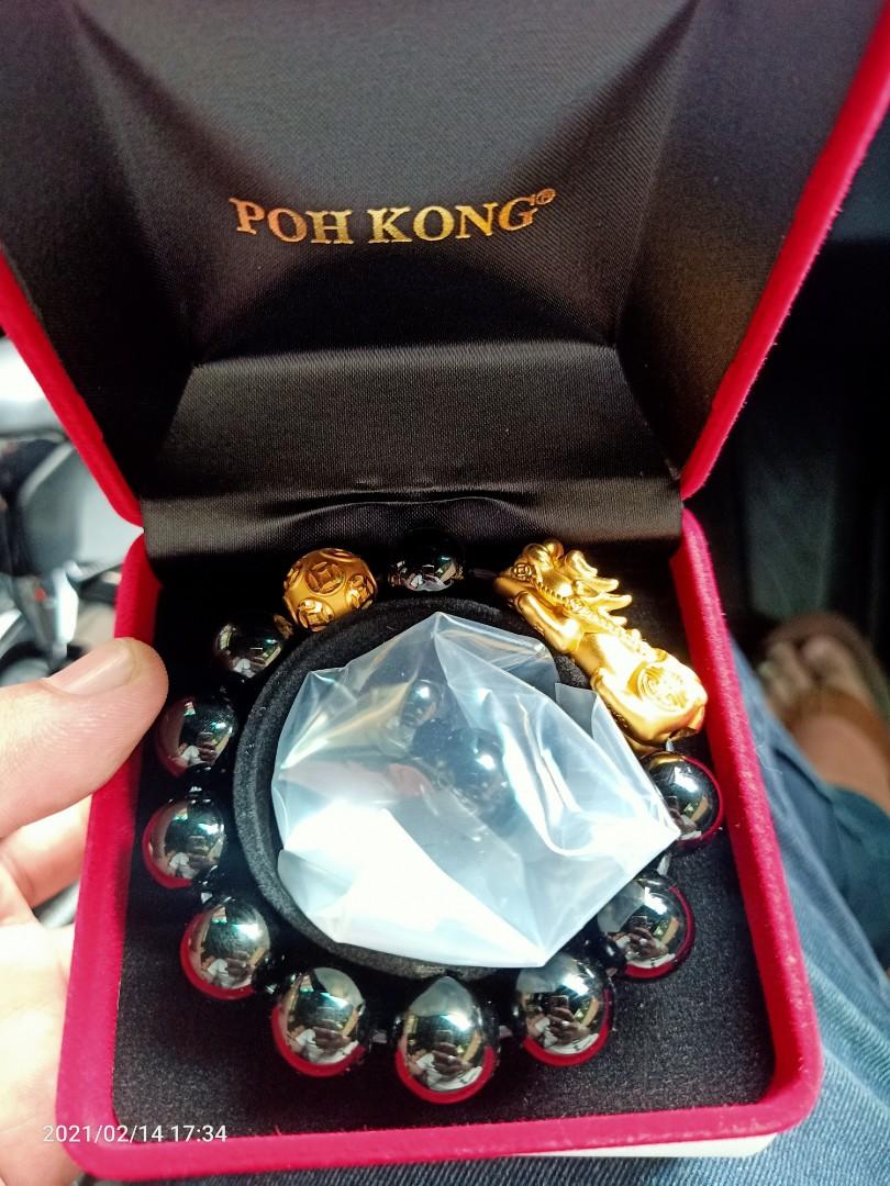 Pixiu gold bracelet poh kong top