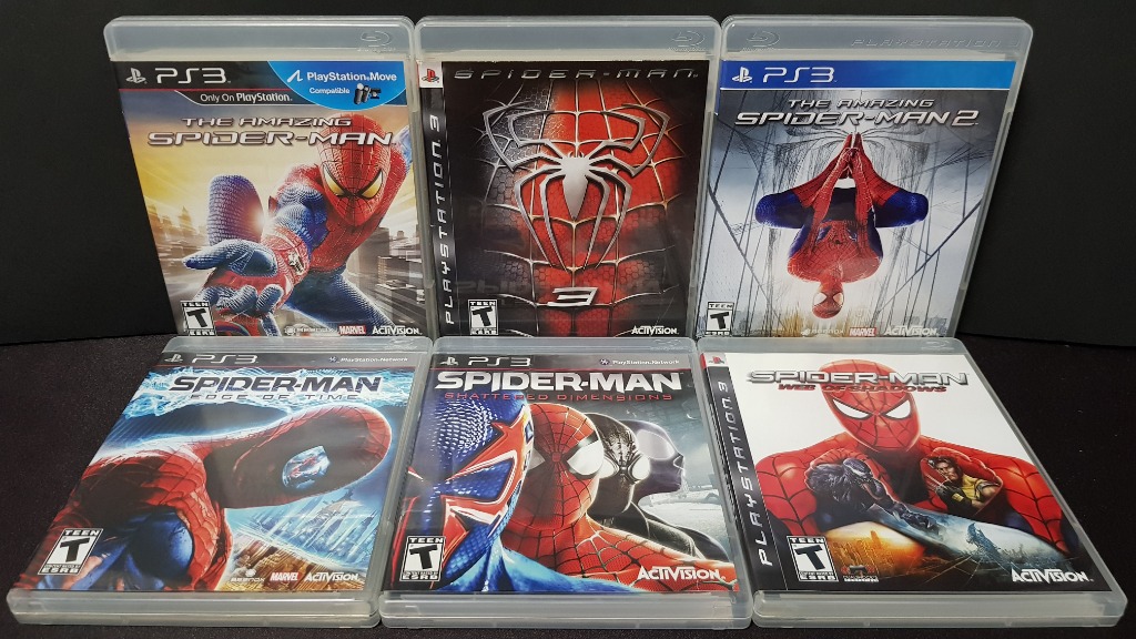 All Spider-Man Games on PS3 