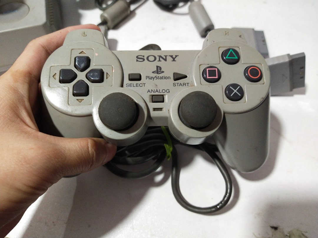 PS1 Controller Analog Orig, Video Gaming, Gaming Accessories ...