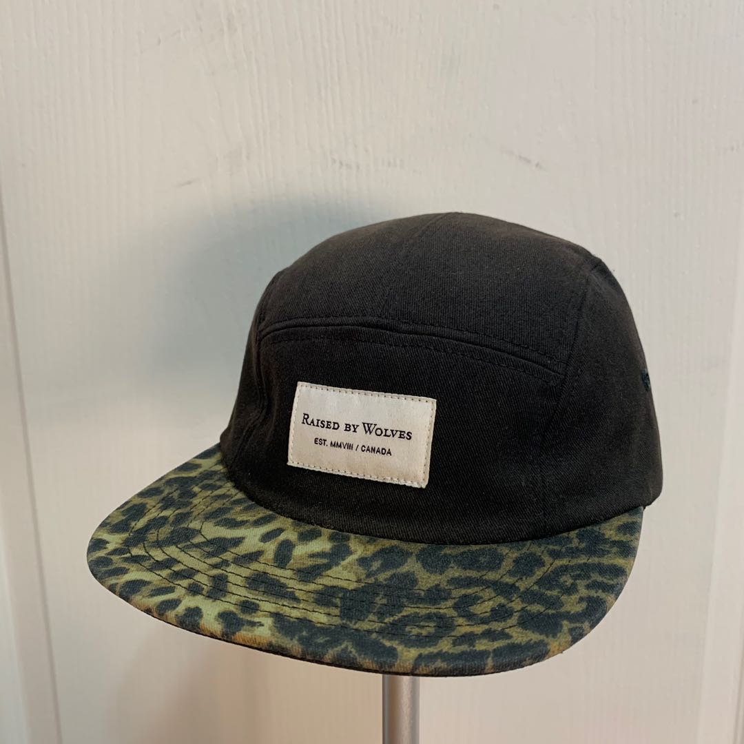 Wolves Leopard 5 Panel Camp Cap 