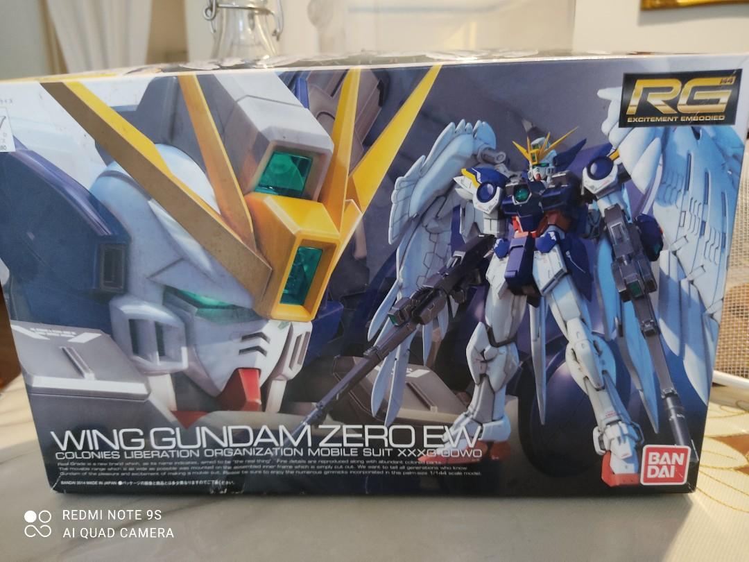 Rg Gundam Wing Zero Ew Toys Games Action Figures Collectibles On Carousell