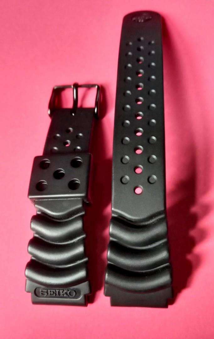 Seiko monster new arrivals rubber strap
