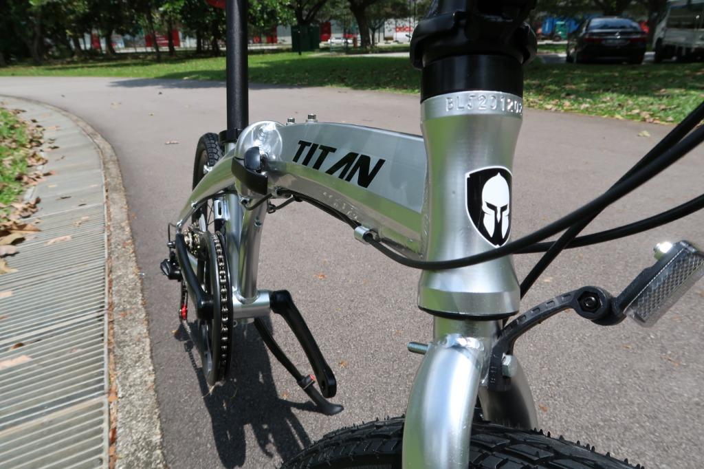 titan folding bike price