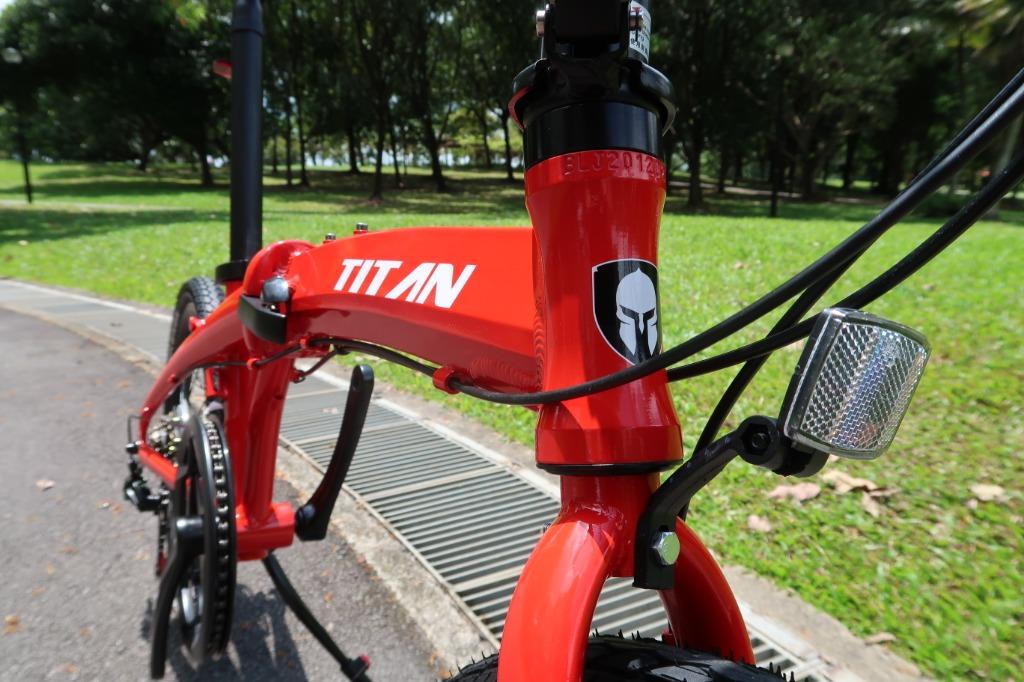 titan folding bike price