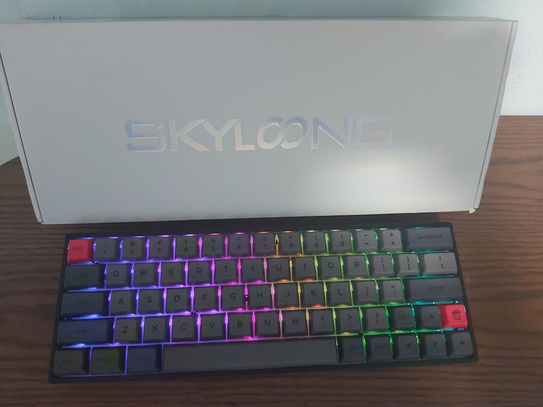 Skyoop Keyboard Skyloong SK64S wireless bluetooth RGB mechanical gaming keyboard ...