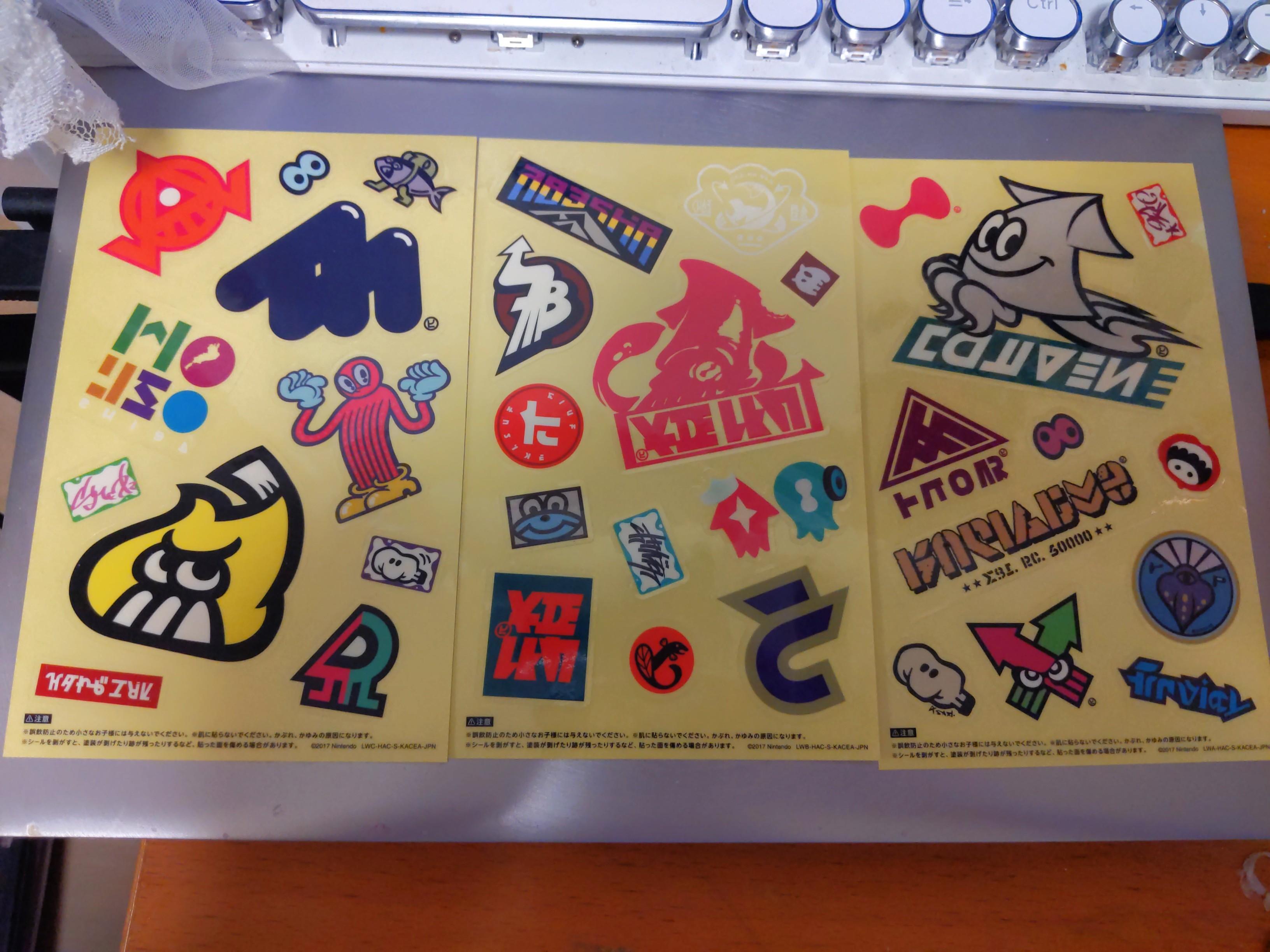 Splatoon 漆彈貼紙 書本 文具 文具 Carousell