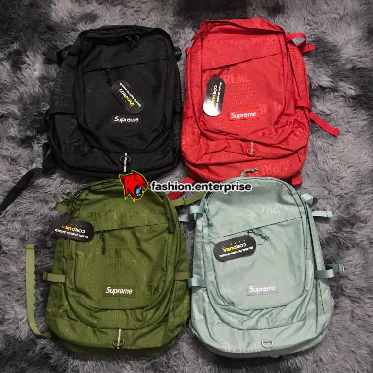 SS19 Supreme Backpack (Red) 100% authentic, Men's Fashion, Bags, Backpacks  on Carousell