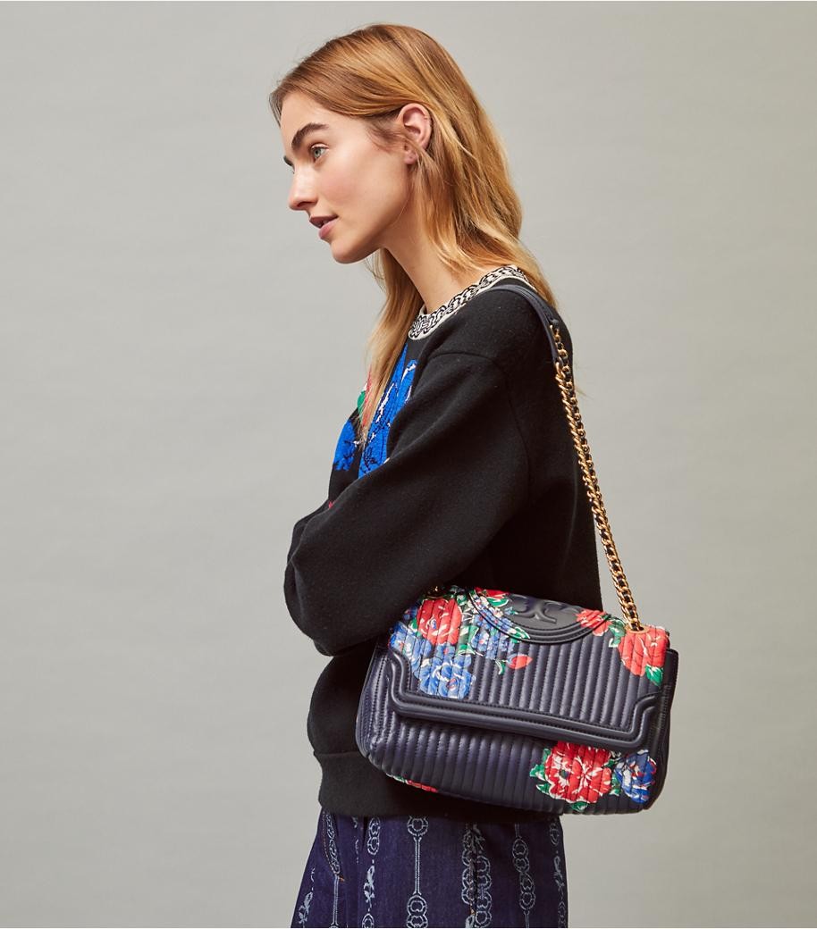 Tory burch fleming soft printed camera bag outlet