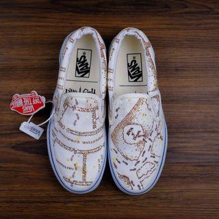 Vans HARRY POTTER x Slip On Marauders Map Casual Shoes Women - 37-40 EURO