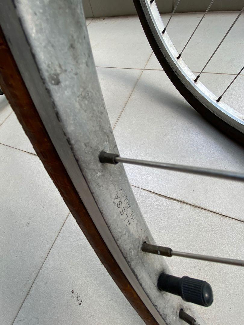 chrome bicycle rims