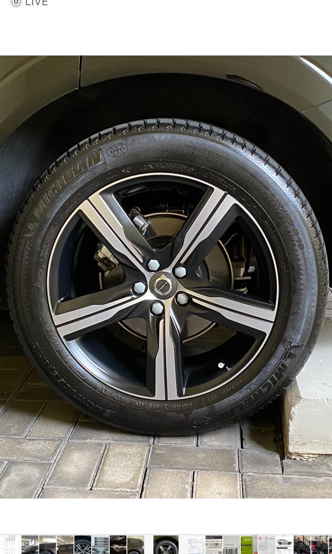 Volvo XC90 Rdesign 19” Rims, Car Accessories, Tyres & Rims on Carousell