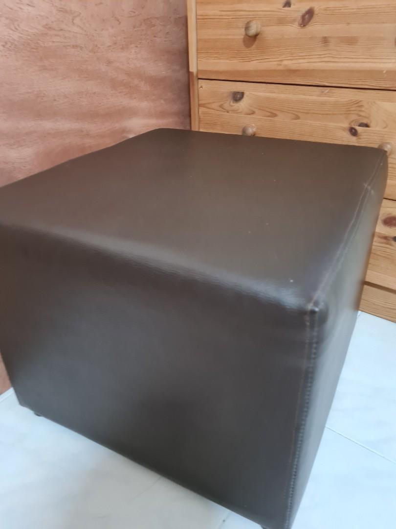 Whole set of Ikea mirror+ table+ leather chair, Furniture & Home Living ...