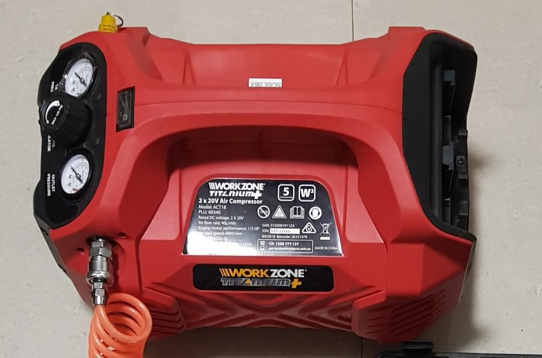 Workzone cordless compressor 4L tank unit only, Commercial & Industrial ...
