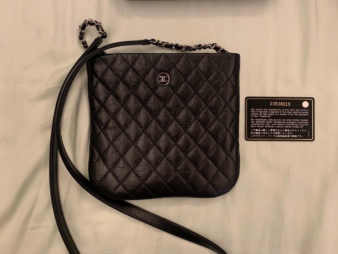 100 % Authentic CHANEL Staff Uniform Sling Bag Series 23xxxxxx, Luxury, Bags  & Wallets on Carousell